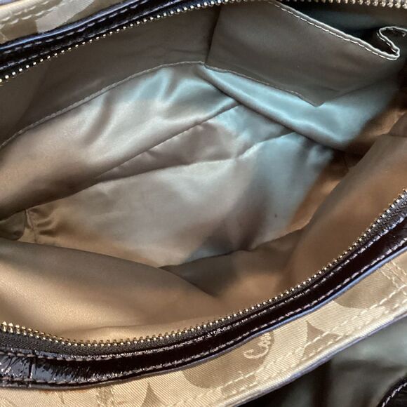 Coach Madison Maggie OpArt Patent Leather Hobo Bag - Picture 14 of 16